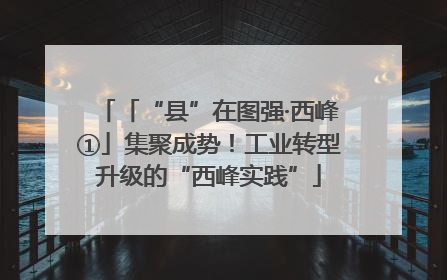 「“县”在图强·西峰①」集聚成势！工业转型升级的“西峰实践”