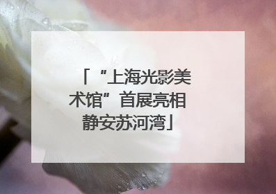 “上海光影美术馆”首展亮相静安苏河湾
