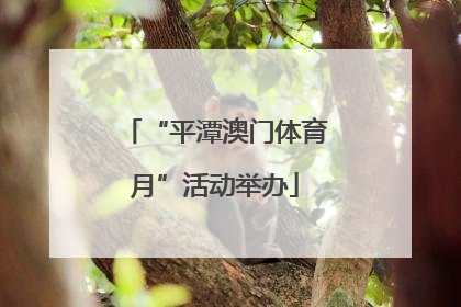 “平潭澳门体育月”活动举办