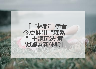 “林都”伊春今夏推出“森系”主题玩法 解锁避暑新体验