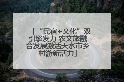 “民宿+文化”双引擎发力 农文旅融合发展激活天水市乡村游新活力
