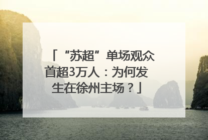 “苏超”单场观众首超3万人：为何发生在徐州主场？