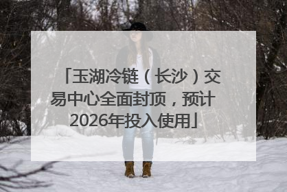 玉湖冷链（长沙）交易中心全面封顶，预计2026年投入使用