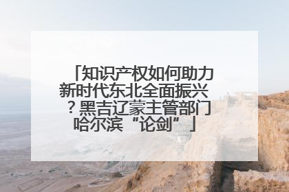 知识产权如何助力新时代东北全面振兴？黑吉辽蒙主管部门哈尔滨“论剑”