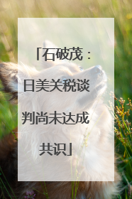 石破茂：日美关税谈判尚未达成共识
