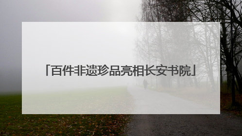 百件非遗珍品亮相长安书院