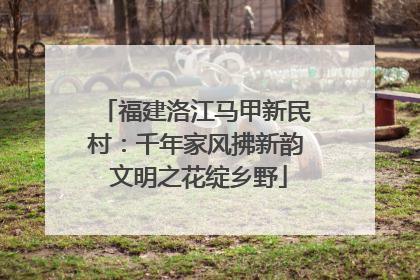福建洛江马甲新民村：千年家风拂新韵 文明之花绽乡野