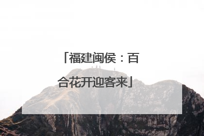 福建闽侯：百合花开迎客来