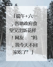 端午+六一，各地政府食堂又出新花样！网友：“妈，我今天不回家吃了”
