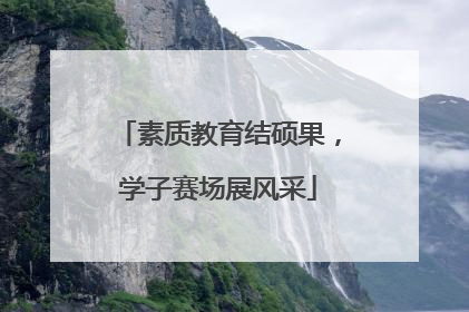 素质教育结硕果，学子赛场展风采