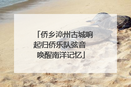 侨乡漳州古城响起归侨乐队弦音 唤醒南洋记忆