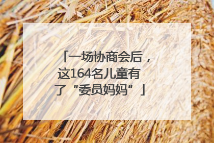 一场协商会后，这164名儿童有了“委员妈妈”