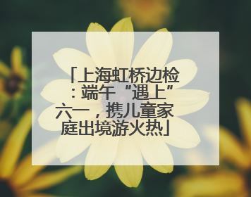 上海虹桥边检：端午“遇上”六一，携儿童家庭出境游火热