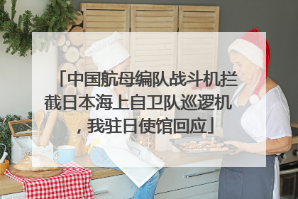 中国航母编队战斗机拦截日本海上自卫队巡逻机，我驻日使馆回应