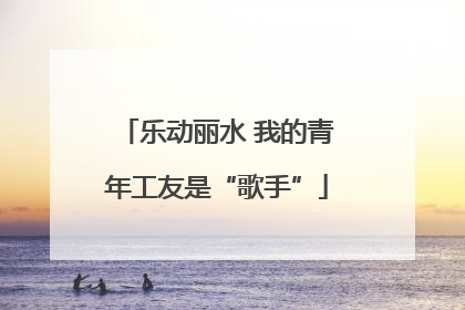 乐动丽水 我的青年工友是“歌手”