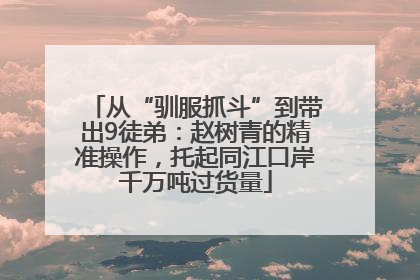 从“驯服抓斗”到带出9徒弟：赵树青的精准操作，托起同江口岸千万吨过货量
