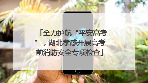 全力护航“平安高考”，湖北孝感开展高考前消防安全专项检查
