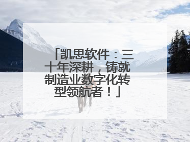 凯思软件：三十年深耕，铸就制造业数字化转型领航者！