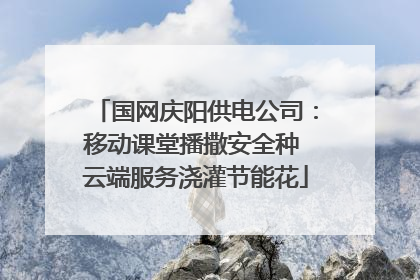 国网庆阳供电公司：移动课堂播撒安全种 云端服务浇灌节能花