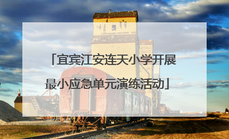 宜宾江安连天小学开展最小应急单元演练活动