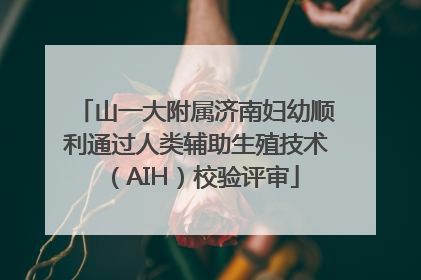山一大附属济南妇幼顺利通过人类辅助生殖技术（AIH）校验评审