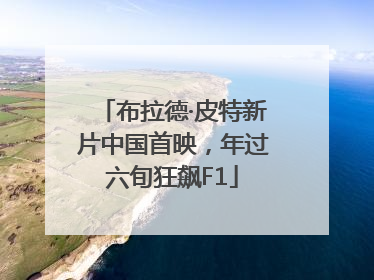 布拉德·皮特新片中国首映，年过六旬狂飙F1