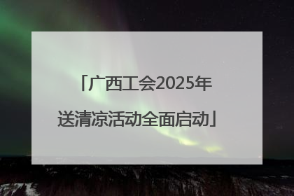 广西工会2025年送清凉活动全面启动
