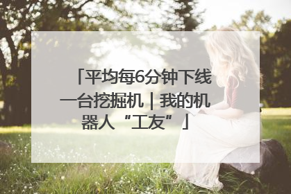 平均每6分钟下线一台挖掘机｜我的机器人“工友”