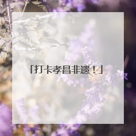 打卡孝昌非遗！