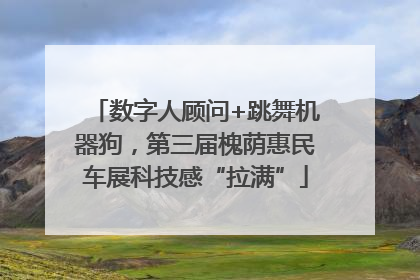 数字人顾问+跳舞机器狗，第三届槐荫惠民车展科技感“拉满”