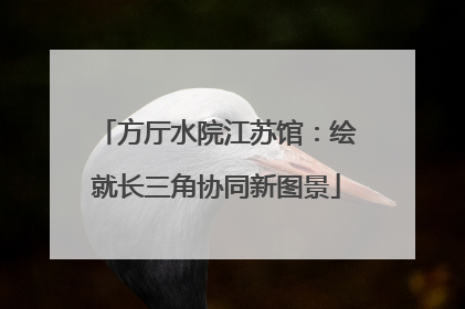 方厅水院江苏馆：绘就长三角协同新图景