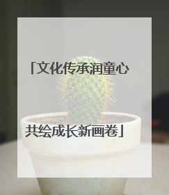文化传承润童心 共绘成长新画卷