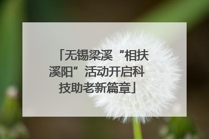 无锡梁溪“相扶溪阳”活动开启科技助老新篇章