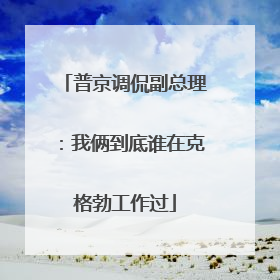 普京调侃副总理：我俩到底谁在克格勃工作过