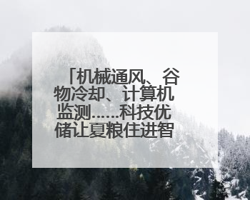 机械通风、谷物冷却、计算机监测……科技优储让夏粮住进智慧的“家”