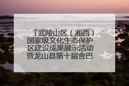 武陵山区（湘西）国家级文化生态保护区建设成果展示活动暨龙山县第十届舍巴日即将启幕