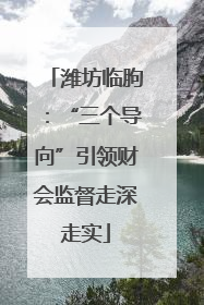 潍坊临朐：“三个导向”引领财会监督走深走实