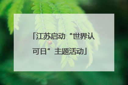 江苏启动“世界认可日”主题活动