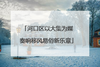 河口区以大集为媒 奏响移风易俗新乐章