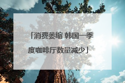 消费萎缩 韩国一季度咖啡厅数量减少