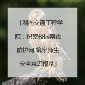 湖南交通工程学院：织密校园禁毒防护网 筑牢师生安全意识根基