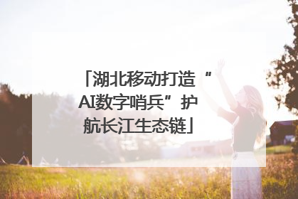 湖北移动打造“AI数字哨兵”护航长江生态链