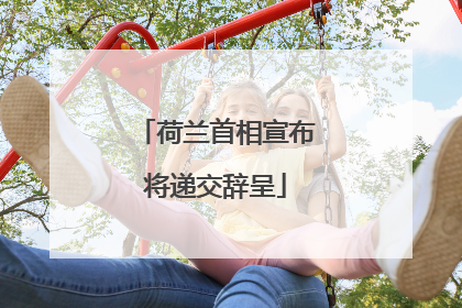 荷兰首相宣布将递交辞呈