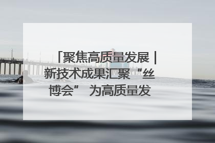 聚焦高质量发展｜新技术成果汇聚“丝博会” 为高质量发展注入新动能