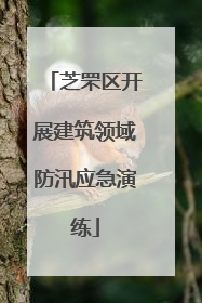 芝罘区开展建筑领域防汛应急演练