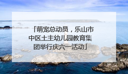 萌宠总动员，乐山市中区土主幼儿园教育集团举行庆六一活动