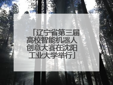 辽宁省第三届高校智能机器人创意大赛在沈阳工业大学举行