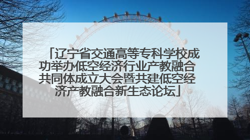 辽宁省交通高等专科学校成功举办低空经济行业产教融合共同体成立大会暨共建低空经济产教融合新生态论坛