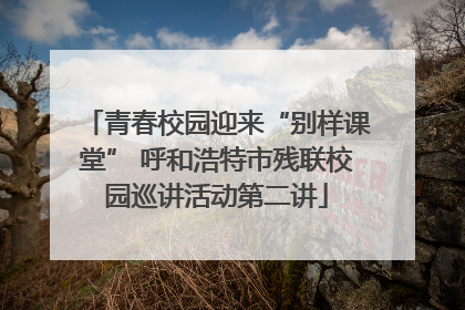青春校园迎来“别样课堂” 呼和浩特市残联校园巡讲活动第二讲