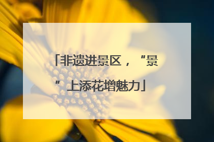 非遗进景区，“景”上添花增魅力